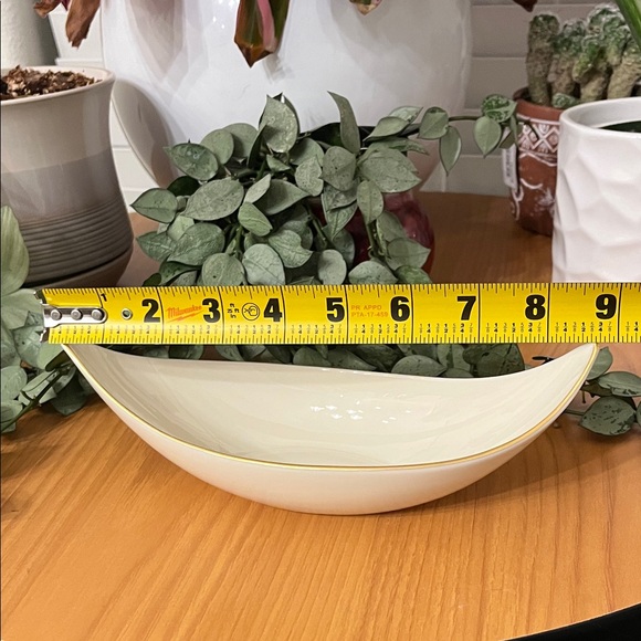 Lenox Vintage Olympia Gold Boat Nut Dish 24k Gold Rim EUC - Picture 7 of 9